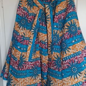 Vibrant Multicolor Women's Skirt 100% Cotton, Soft And Comfy